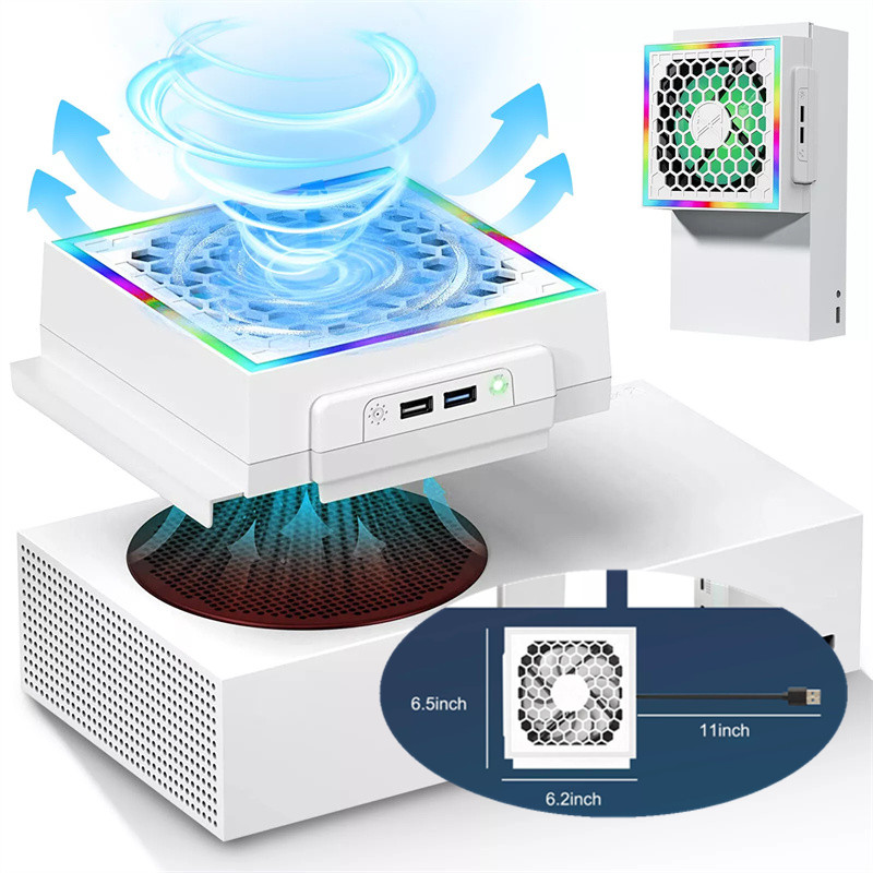 Microsoft Console Xbox Series S - LED Cooling Fan Atmosphere Light 3