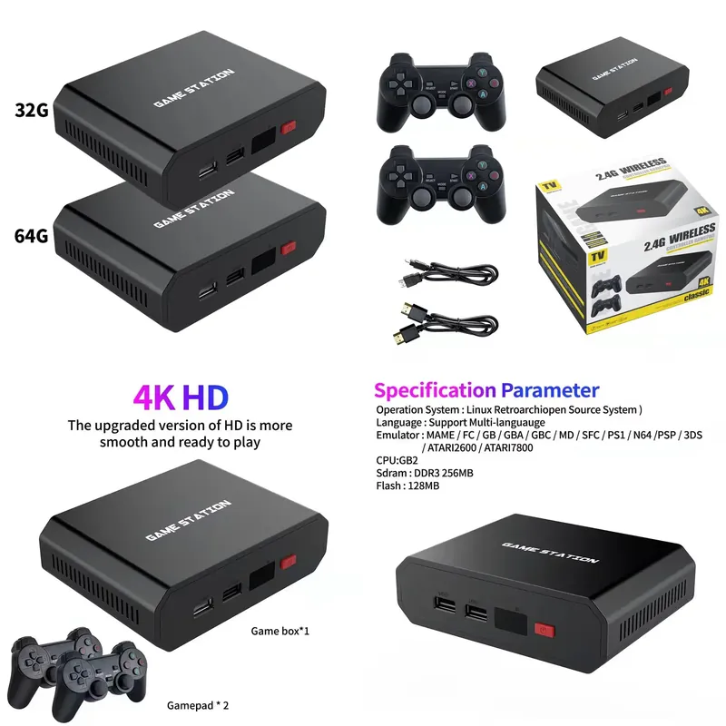 Gaming Console And - M8plus HD Video Game Console Box