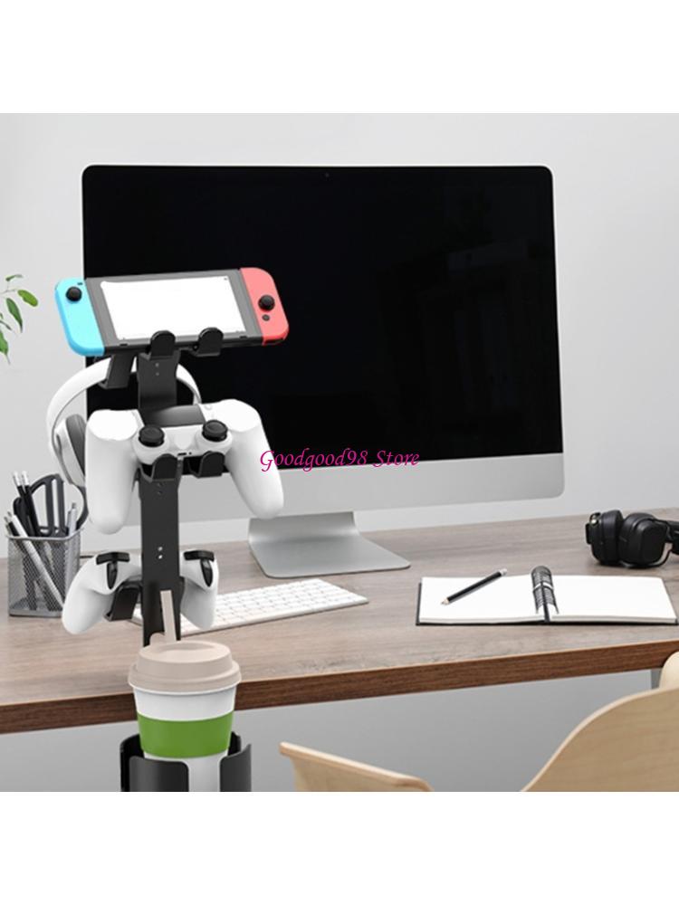 Gaming Console Holder - multiple Level Desk Mounted Gaming Accessory