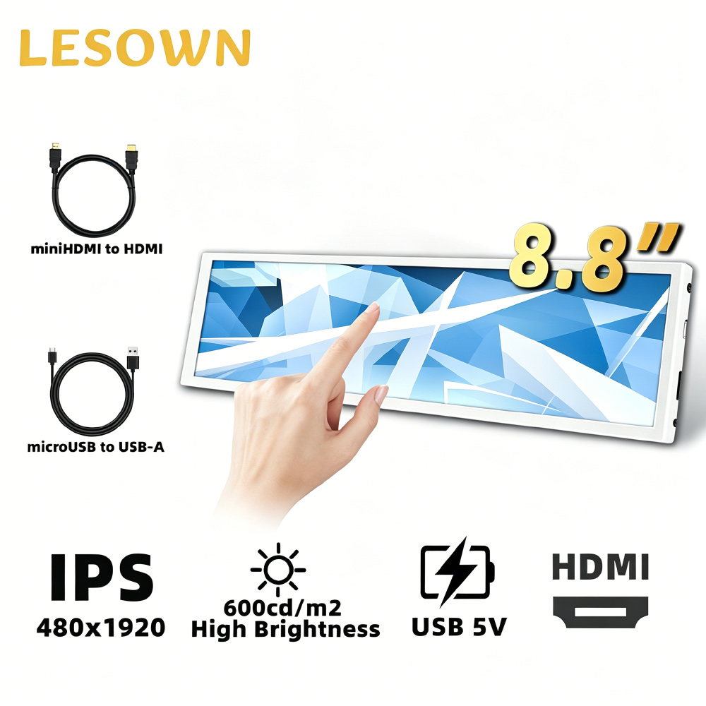 Gaming Console Display Case - LESOWN 8.8 Inch Mini Stretched Display