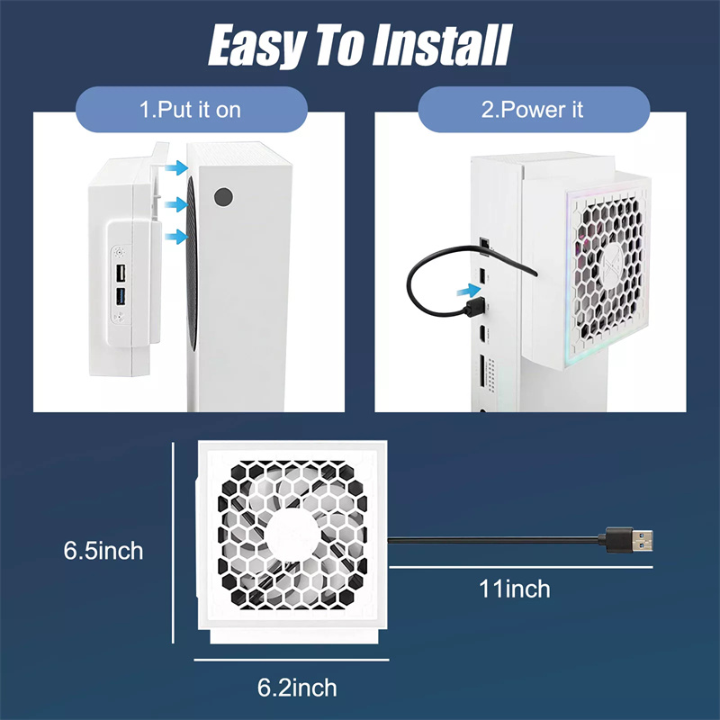 LED Cooling Fan Atmosphere Lig - Microsoft Console Xbox Series S 评论和价格