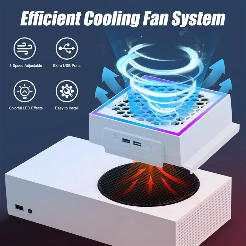 LED Cooling Fan Atmosphere Lig - Microsoft Console Xbox Series S 评论和价格