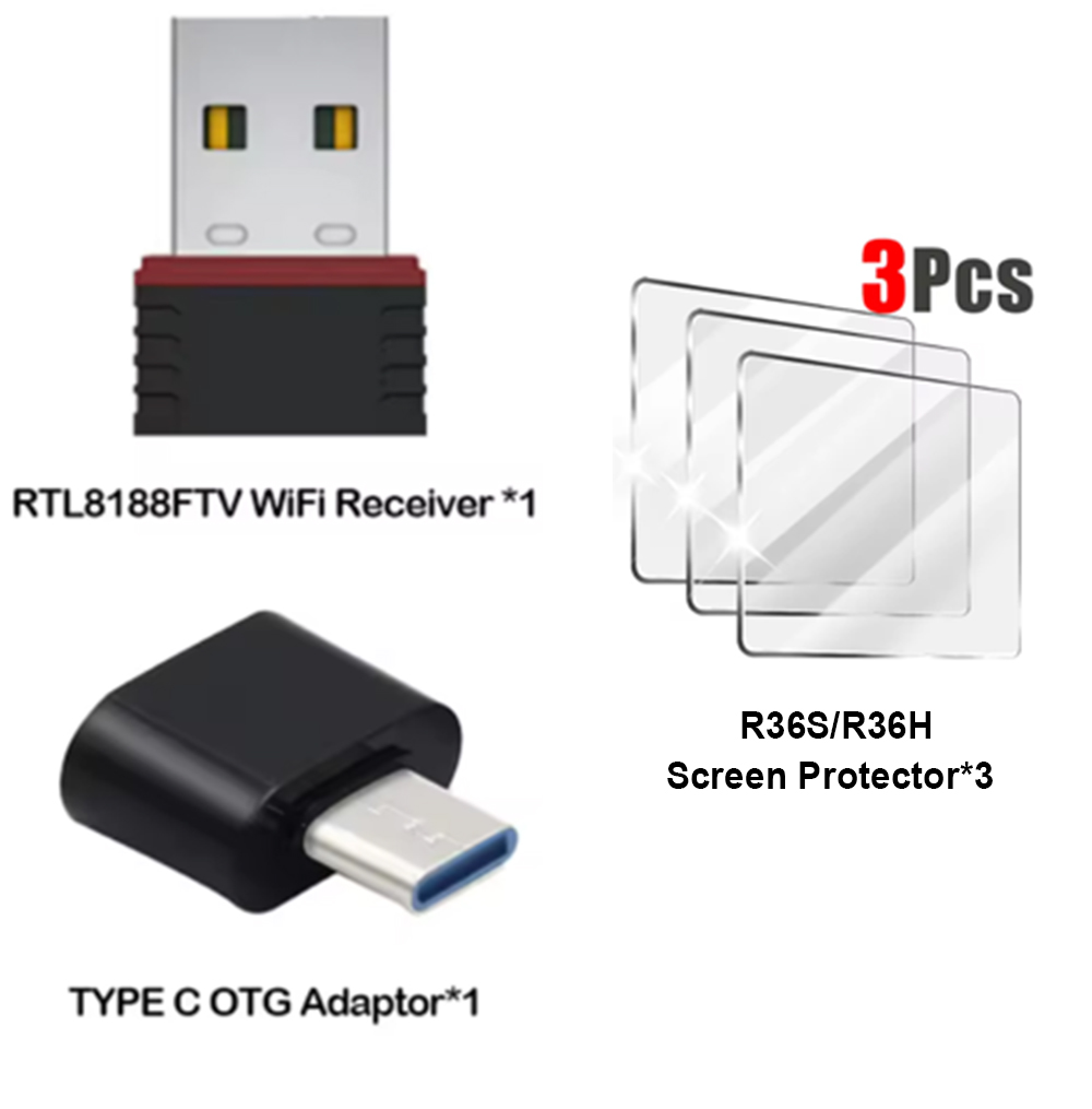 R36S (WiFi) RTL8188FTV USB Don - Gaming Console R36H 评论和价格
