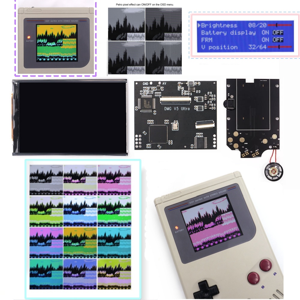 36 Colors Changing Mode RIPS S - Gaming Console Gp Pro 评论和价格