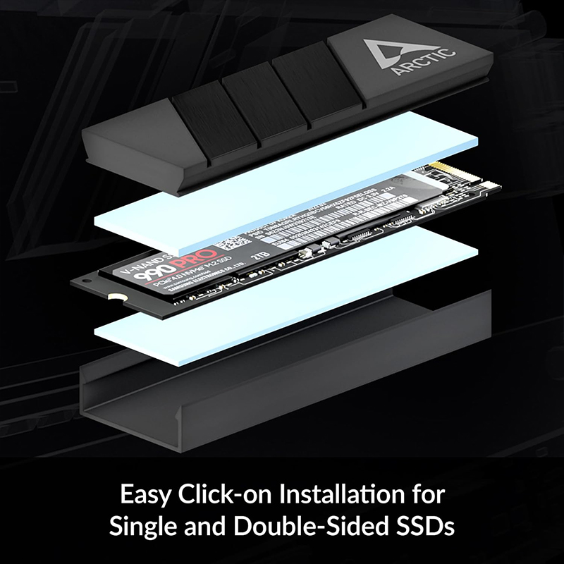 ARCTIC M2 Pro Black heatsink C - Gaming Console And 评论和价格