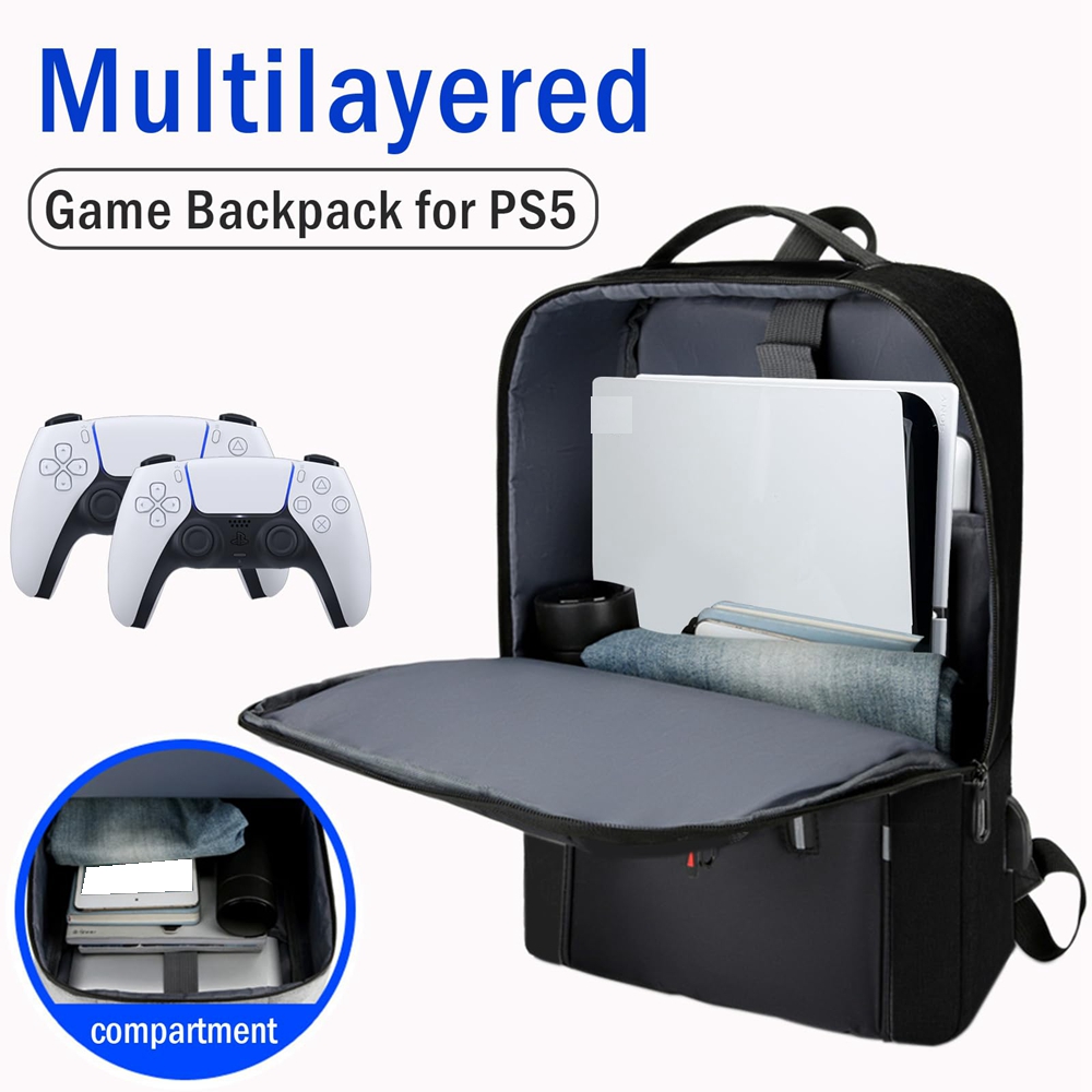Multifunctional Storage Bag Ga - Gaming Console Ps5 评论和价格