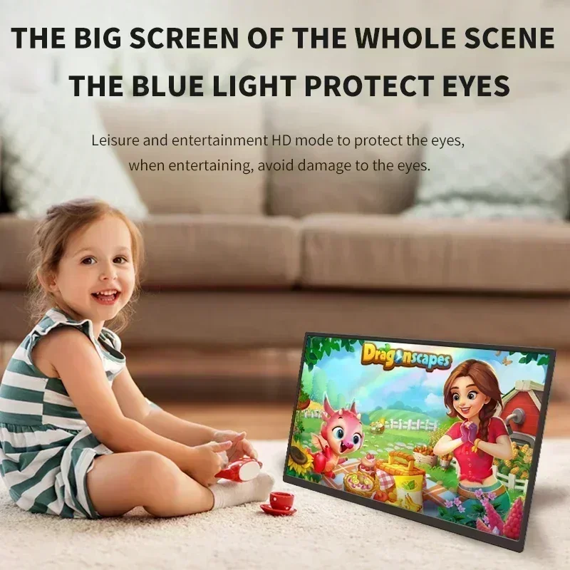 HGFRTEE Portable Monitor 18.5i - Gaming Console Under 1000 评论和价格
