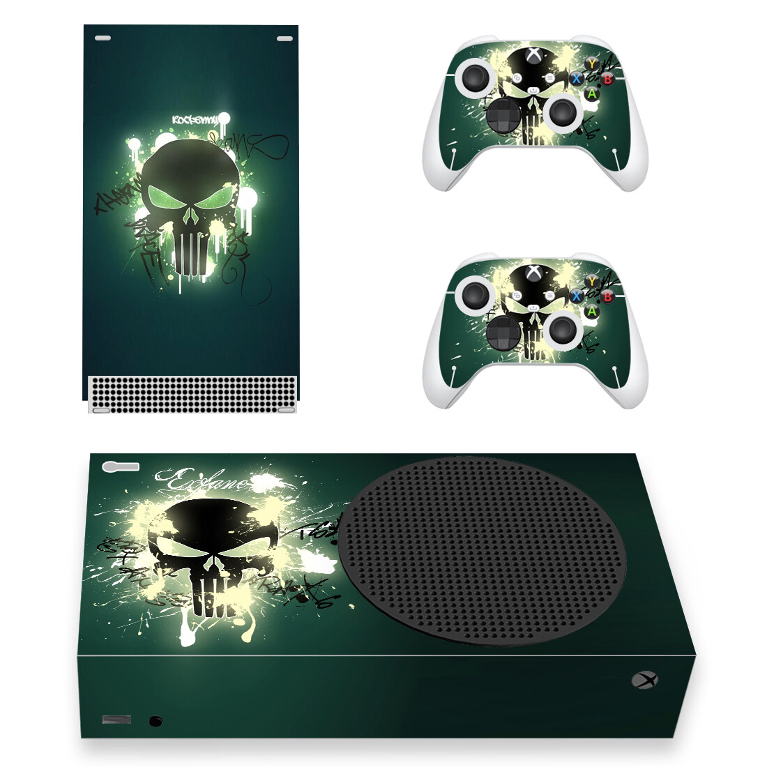 Skull Design Skin Sticker Deca - Microsoft Console Xbox Series S 评论和价格